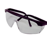 Lente seguridad transparente marco negro P633 10066