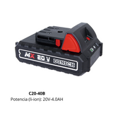 Encendedor de carbón a batería soplador DU94020 20V