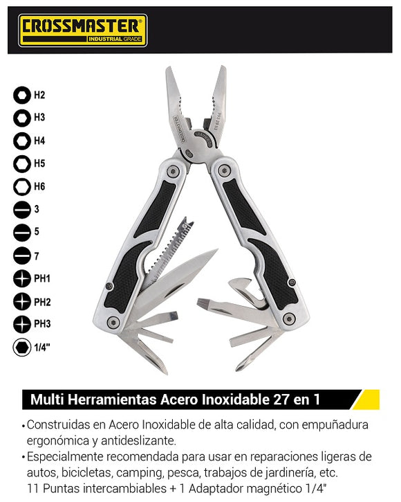 Pinza multi Herramienta mini 27 c/estuche 9932953.