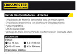 Set destornilladores 4 piezas