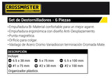 Set destornilladores 6 piezas 9940994