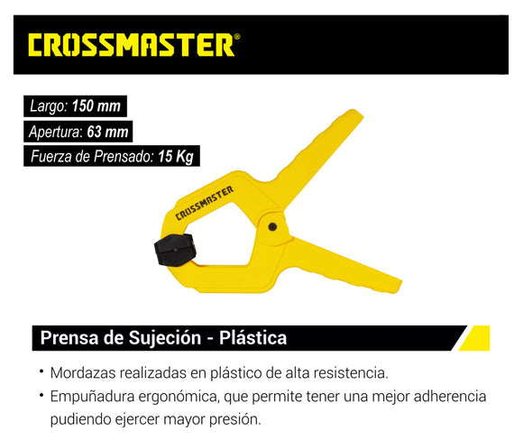 Pinza sujecion plast. 6
