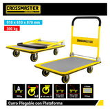 Carro plegable con plataforma 9931120 150kg