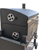 Parrilla a carbon con tapa 76x42 DUCG80