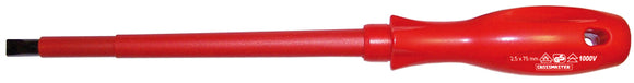 Destornillador aislado plano 1000V 2,5x75mm 9940154