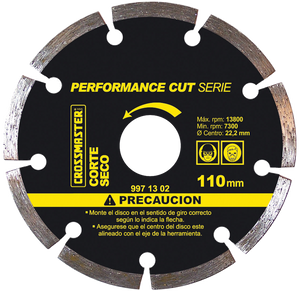 Disco diamantado 4,5" 110mm 9971302