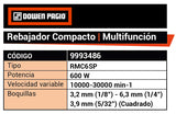Fresadora Tupi eléctrica 600w RMC6SP 9993486